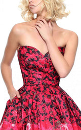 Sherri Hill 51179 Black/Red