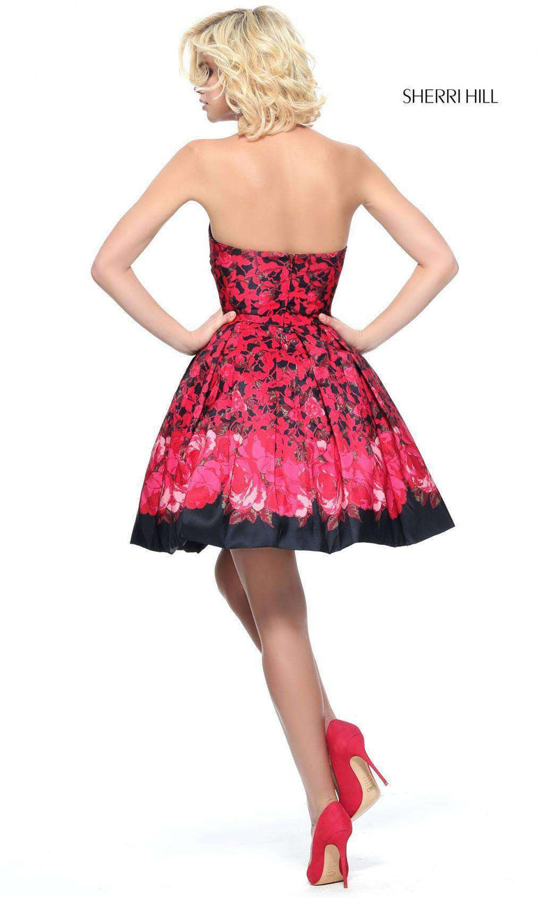 Sherri Hill 51179 Black/Red