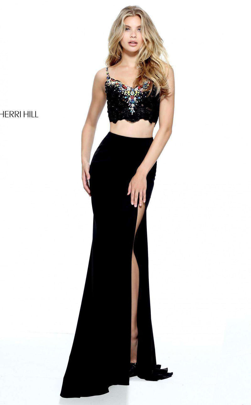 Sherri Hill 51191 Black/Multi