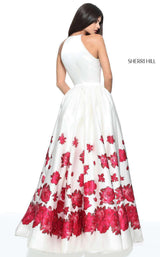 Sherri Hill 51193 Ivory/Red
