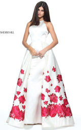 Sherri Hill 51193 Ivory/Red