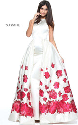 Sherri Hill 51193 Ivory/Red