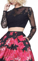 Sherri Hill 51194 Black/Red
