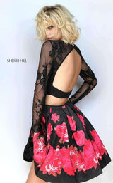 Sherri Hill 51194 Black/Red