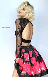 Sherri Hill 51194 Black/Red