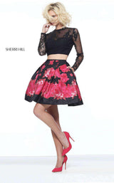 Sherri Hill 51194 Black/Red