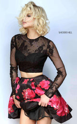 Sherri Hill 51194 Black/Red