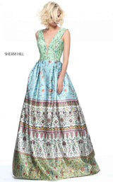 Sherri Hill 51200 Green/Blue