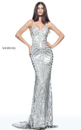 Sherri Hill 51206 Silver