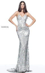 Sherri Hill 51206 Silver