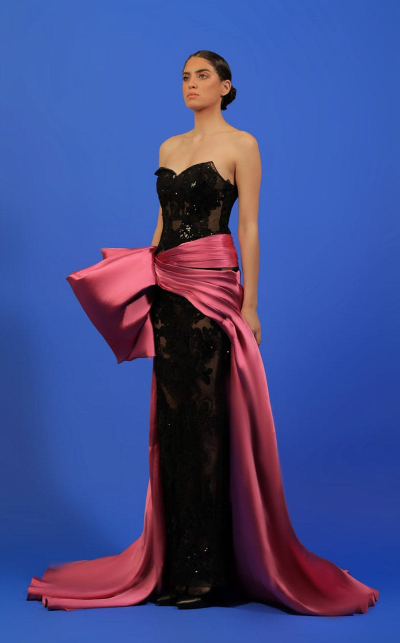 Edward Arsouni Couture 771 Black-Pink
