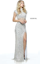 Sherri Hill 51220 Silver