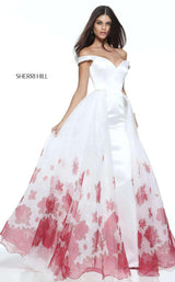 Sherri Hill 51228 Ivory/Red