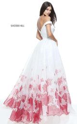 Sherri Hill 51228 Ivory/Red