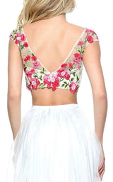 Sherri Hill 51243 Ivory/Pink