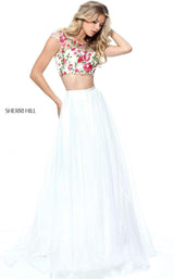 Sherri Hill 51243 Ivory/Pink