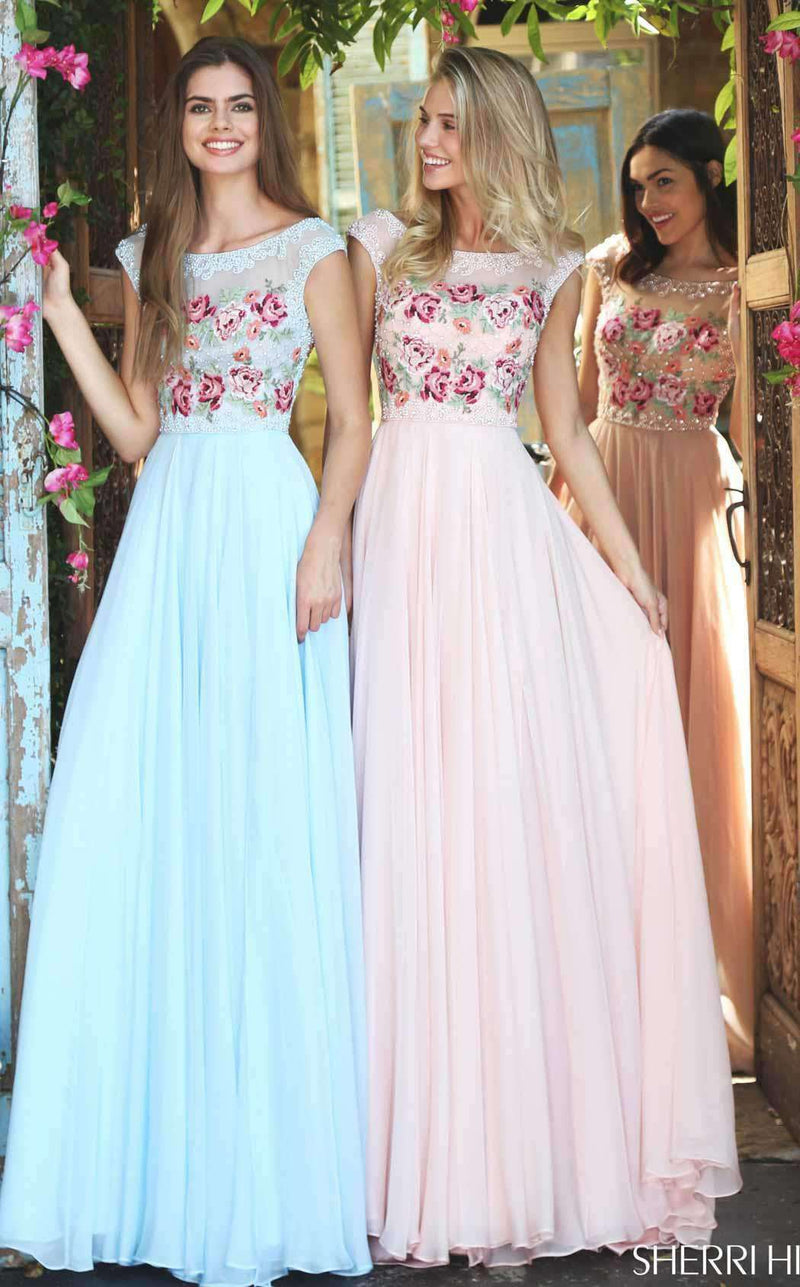 Sherri Hill 51249 Light Blue