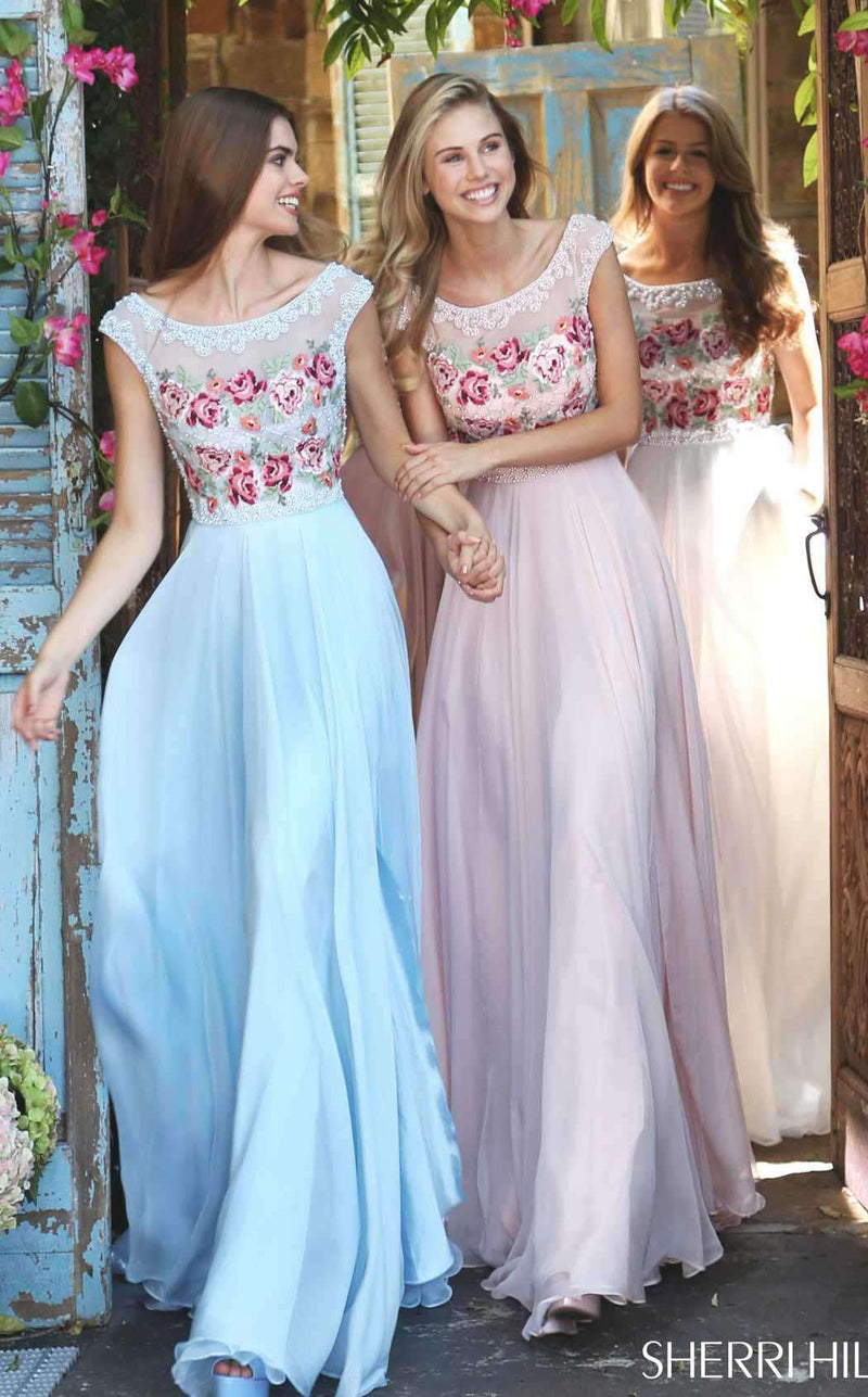 Sherri Hill 51249 Light Blue
