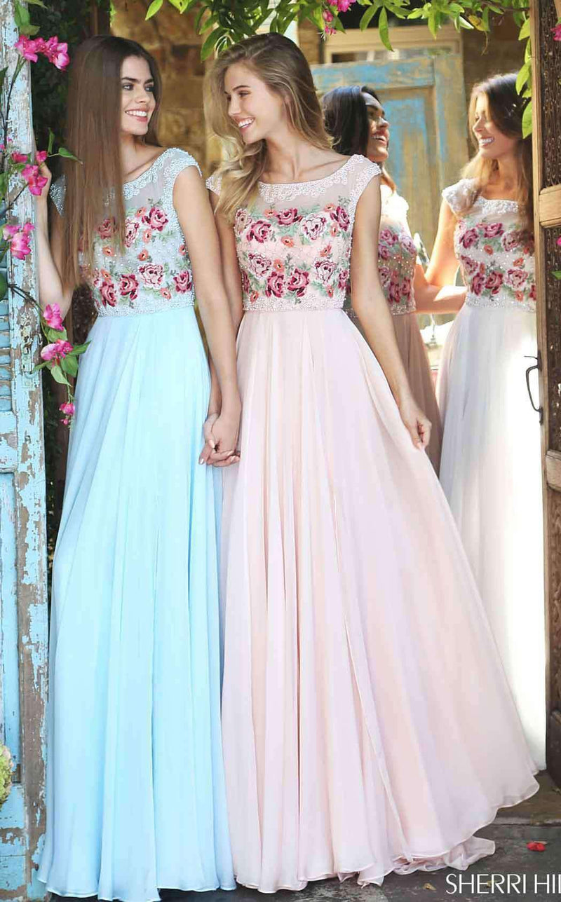 Sherri Hill 51249 Light Blue