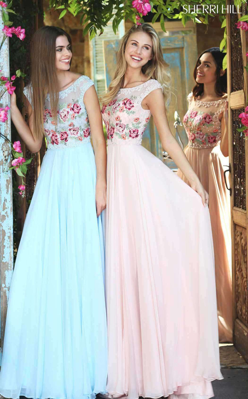 Sherri Hill 51249 Light Blue
