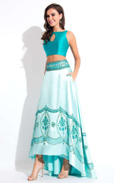 Rachel Allan 7501 Teal/Mint