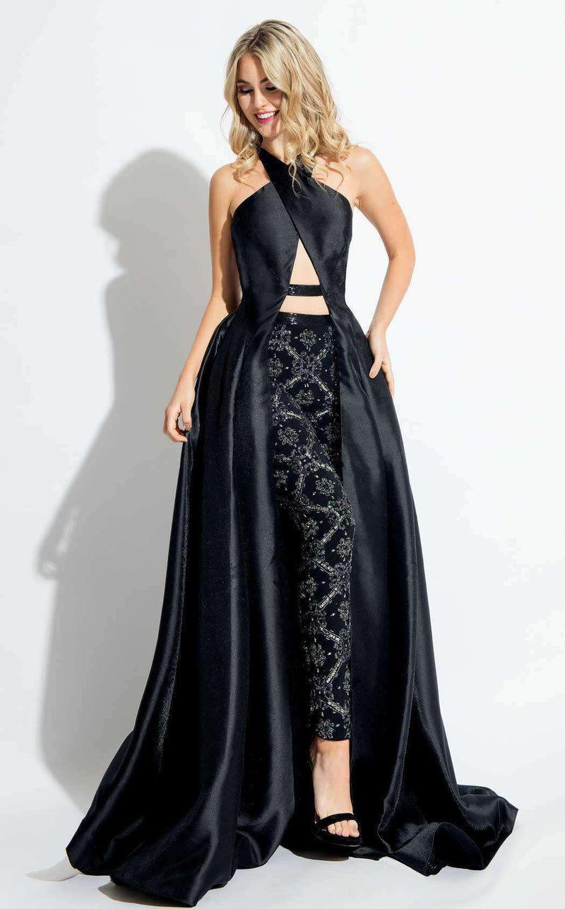 Rachel Allan 7522 Black/Gun Metal