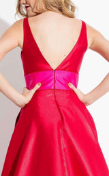 Rachel Allan 7543 Red/Fuchsia