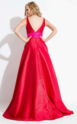 Rachel Allan 7543 Red/Fuchsia