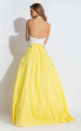 Rachel Allan 7565 White/Yellow