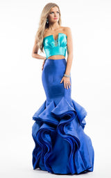 Rachel Allan 7571 Aqua/Royal