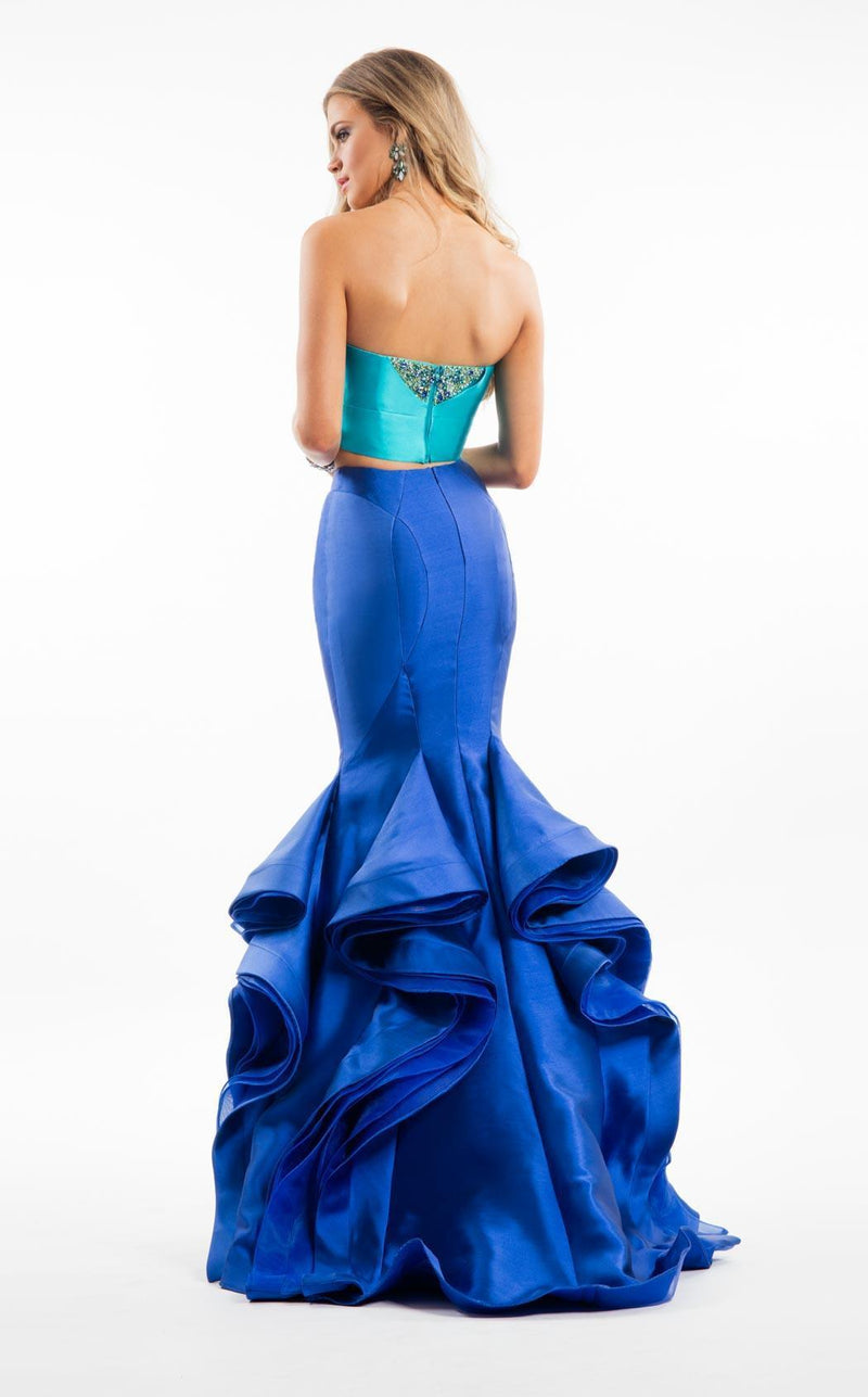 Rachel Allan 7571 Aqua/Royal