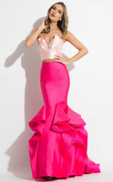 Rachel Allan 7571 Blush/Fuchsia