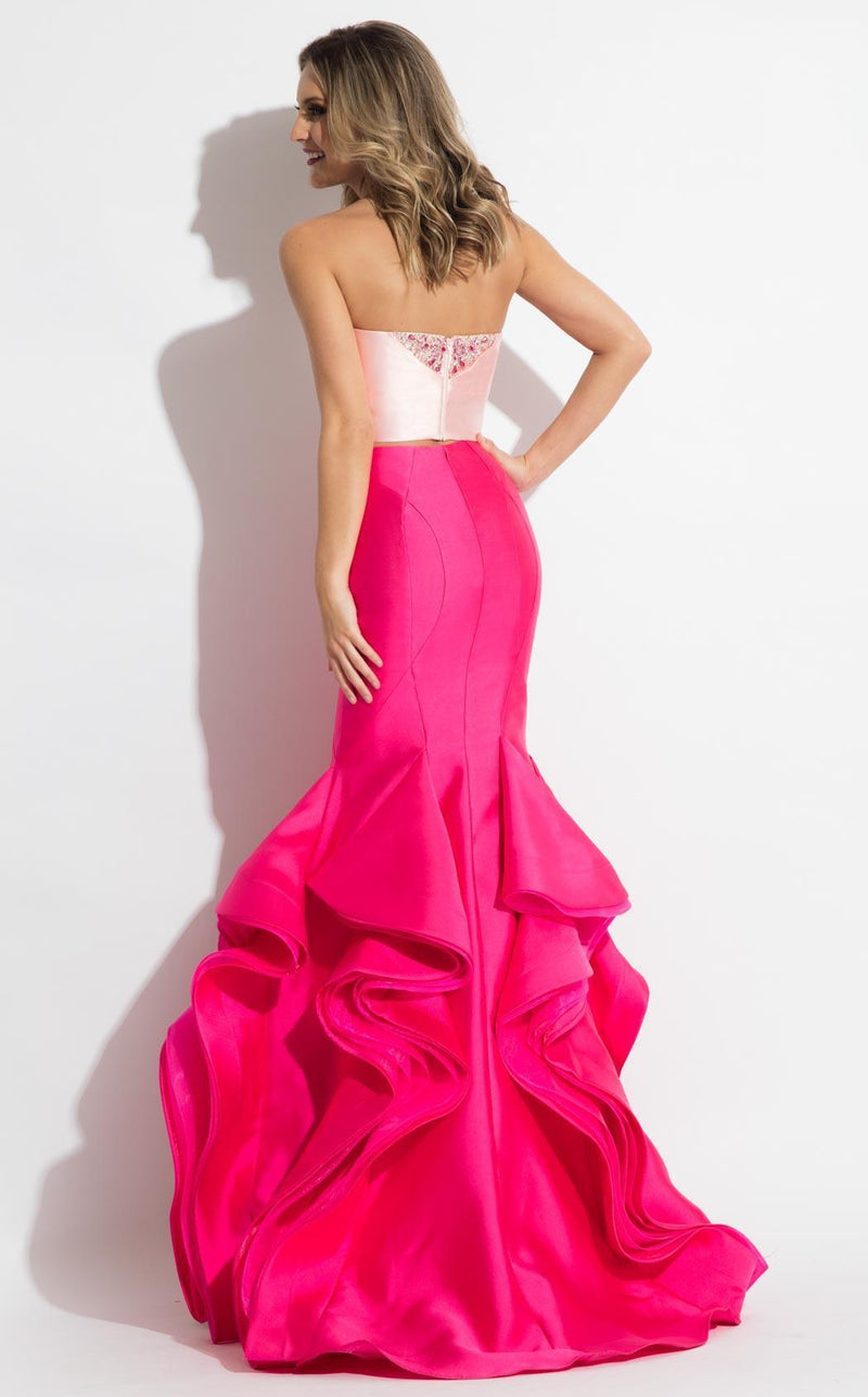 Rachel Allan 7571 Blush/Fuchsia