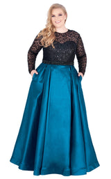 Mac Duggal Fabulouss 77473F Teal