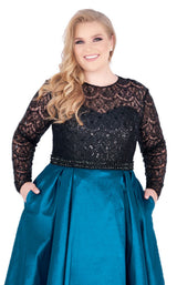 Mac Duggal Fabulouss 77473F Teal