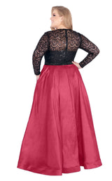 Mac Duggal Fabulouss 77473F Burgundy
