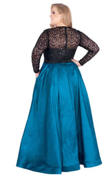 Mac Duggal Fabulouss 77473F Teal