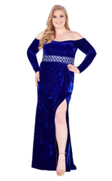 Mac Duggal Fabulouss 77533F Sapphire