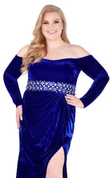 Mac Duggal Fabulouss 77533F Sapphire