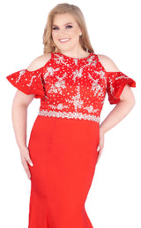 Mac Duggal Fabulouss 77534F Red