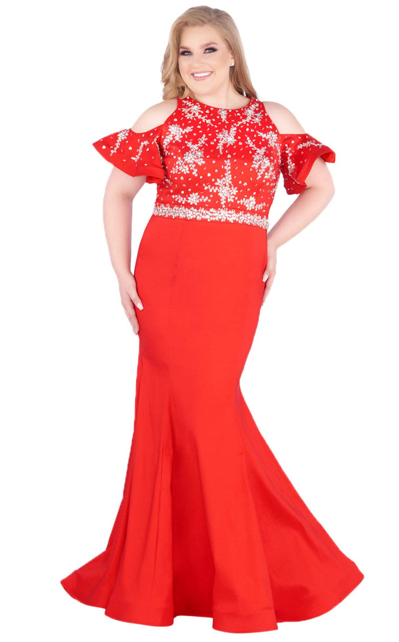 Mac Duggal Fabulouss 77534F Red