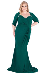 Mac Duggal Fabulouss 77537F Deep Green