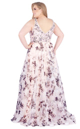 Mac Duggal Fabulouss 77542F Blush-Floral