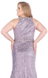 Mac Duggal Fabulouss 77543F Silver