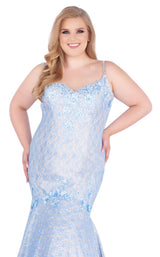 Mac Duggal Fabulouss 77557F Powder Blue