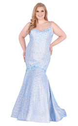 Mac Duggal Fabulouss 77557K Powder Blue
