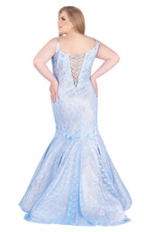 Mac Duggal Fabulouss 77557F Powder Blue