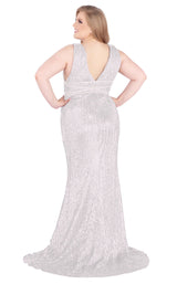 Mac Duggal Fabulouss 77558F Diamond White