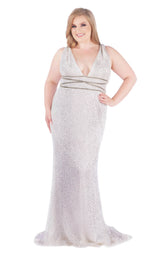 Mac Duggal Fabulouss 77558F Diamond White
