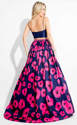 Rachel Allan 7620 Navy/Fuchsia